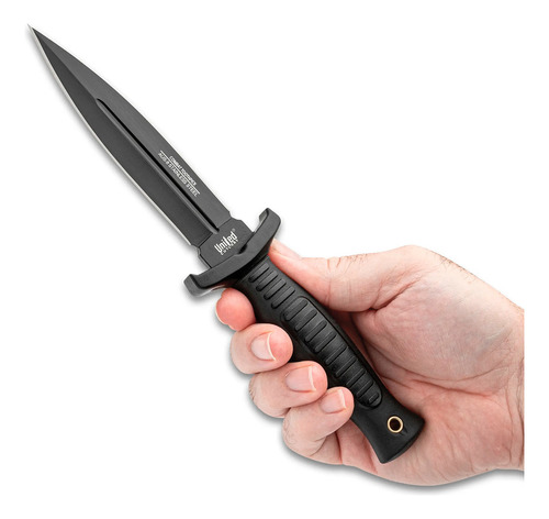 Daga Combat Commander Para Hombro O Cinturon Acero Aus-8 Negro