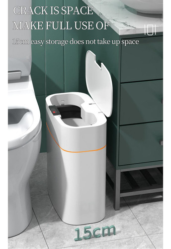 Cubo De Basura Inteligente A Prueba De Agua Papelera De