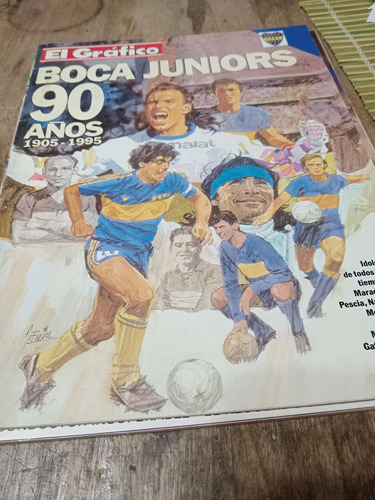 El Gráfico Boca Juniors 90 Años 1905-1995 Incluye Vhs 