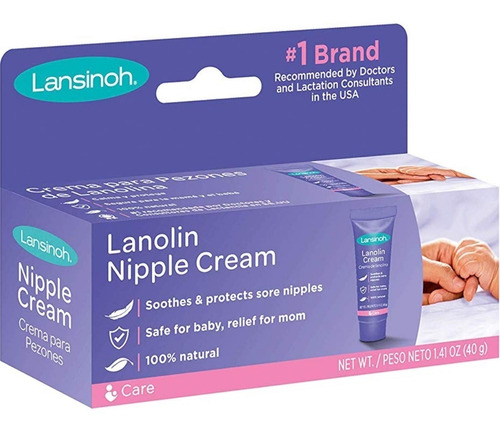 Crema Lanolina Para Pezones Marca Lansinoh 40g