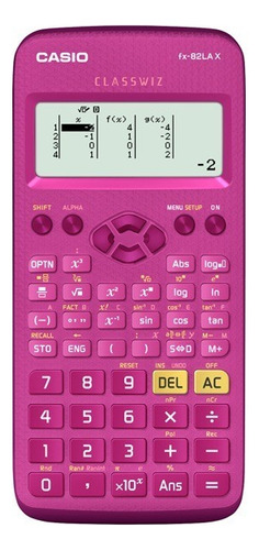 Casio Fx-82lax Calculadora Cientifica 275 Func - Color Rosa