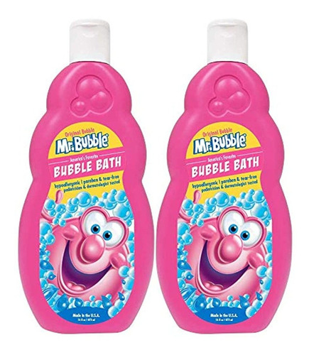 Mr. Bubble Original Bubble Bath 16 Oz Paquete De 2