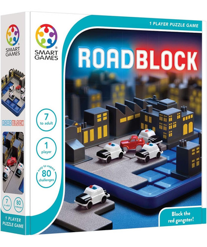 Juego De Logica Road Block Smart Games 80 Desafios Ingenio