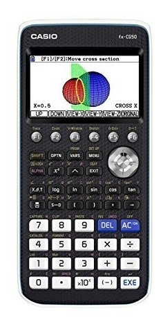 Casio Color Graphing Calculator Black   White