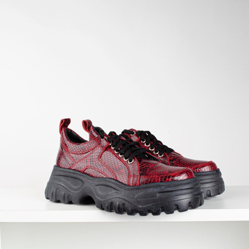 Imagen 4 de 4 de Zapatillas De Mujer De Cuero Zapas - Landeck - Ferraro