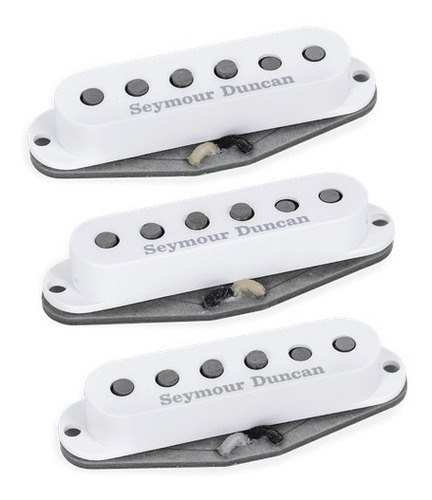 Captador Seymour Duncan (trio) Psychedelic Strat Set, Branco