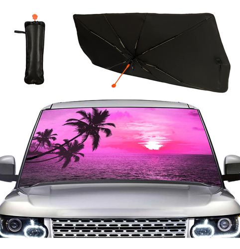 Parasol Plegable Para Parabrisa Automovil Sombrilla Playa Al