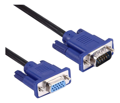 Cable Vga 15 Pine Macho Hembra Para Monitor Lcd Proyector
