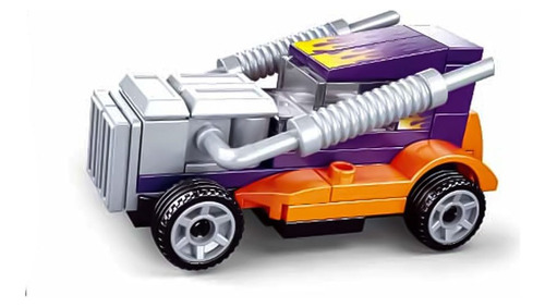 Auto Vehículo Compatible Con Lego Bloques Para Armar Pull Ba