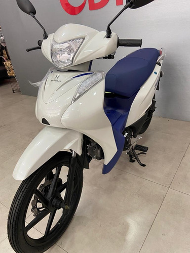 Jet 125 Ss Shineray 2024 Branca Com Banco Azul 125cc 0 Km