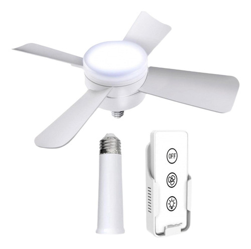 Luz De Ventilador De Soquete De 40 Cm Com Controle Remoto
