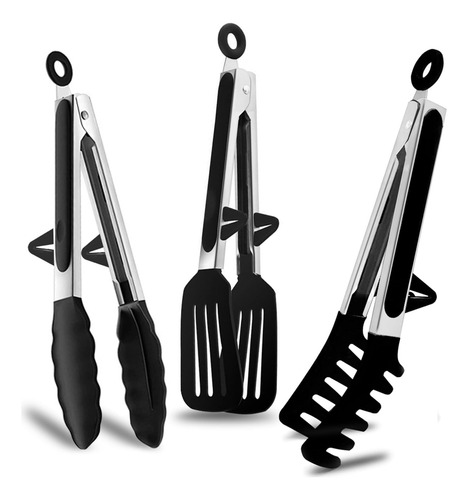 Pinzas De Cocina, Pinzas De 9 Pulgadas Para Cocinar Con P...
