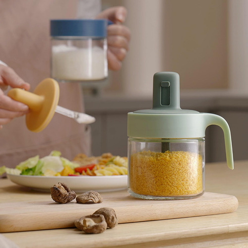 Recipiente De Lata Para Condimentos De Cocina De 2 Piezas