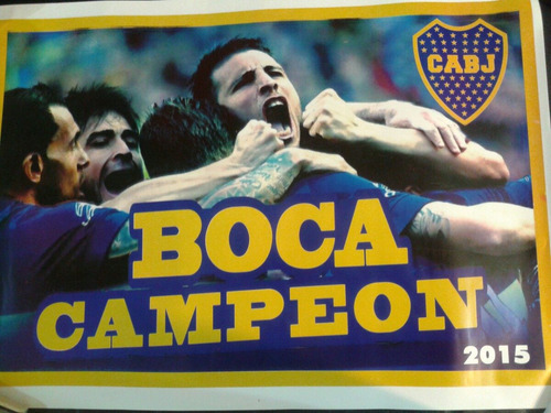 Afiche Boca Juniors Campeón 2015 Ideal Para Enmarcar