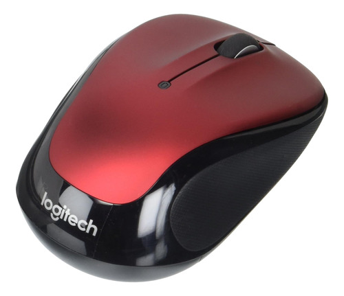 Logitech Laser Wireless Mouse-ratón Láser Inalámbrico, Rojo