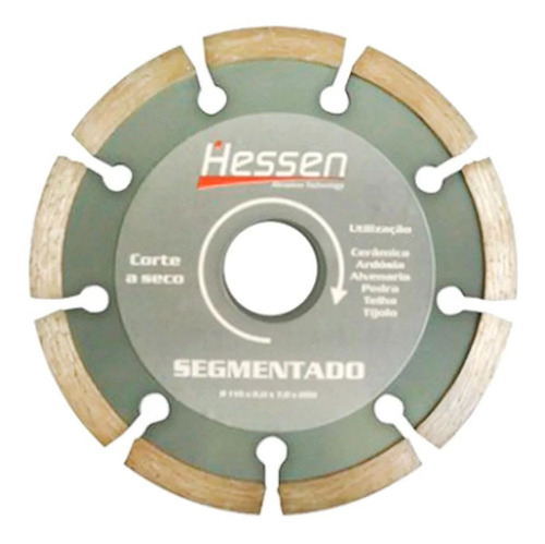 10 Discos Diamantado Segmentado C/redução 110 X 22,2 -hessen