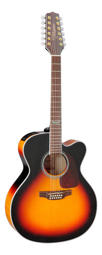 Docerola Takamine Electro Acustica Gj72ce-12 Brown Sunburst