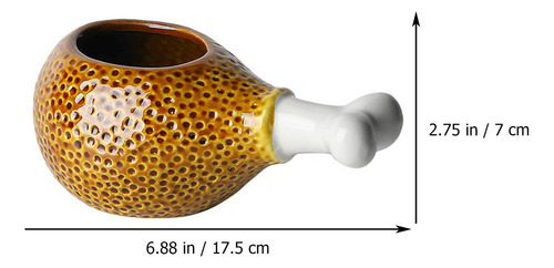Taza De Cóctel Creative Vintage Ceramic Taza Cool Drumstick