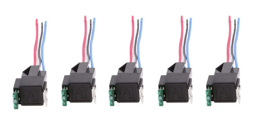 5pcs Zócalo Arnés 24v 30a 4 Clavija Control De Lámpara