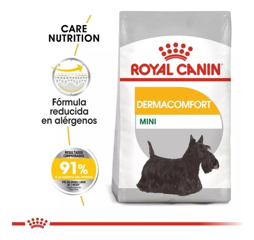 Royal Canin Perro Adulto Mini Dermacomfort Cuidado Piel 3 Kg