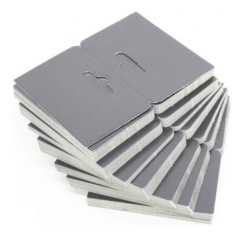 Solapa De Papel Para Pendurar Produto 8 X 6 Cm Preta 1000 Un