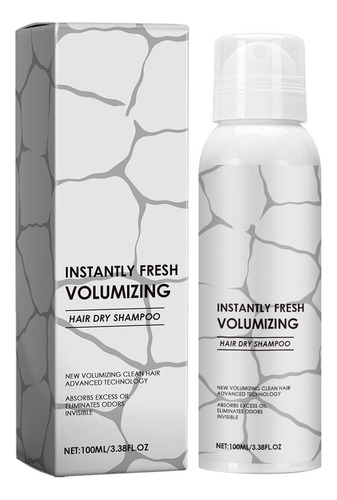 Spray De Modelagem Instantânea, 100 Ml, Shampoo Seco Fresco