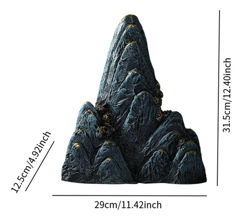 Estatua De Rocalla, Estatuilla De Montaña, 29x12,5x31,5cm