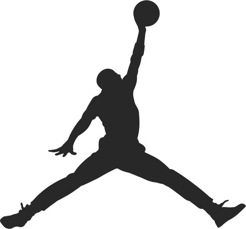 Calco Michael Jordan Logo Vinilo - Calcomania - Plotter