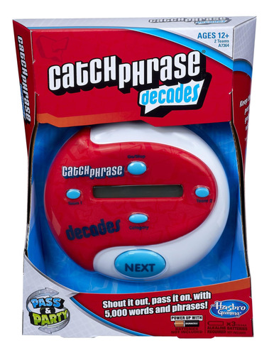 Hasbro Gaming Electronic Catch Phrase Décadas