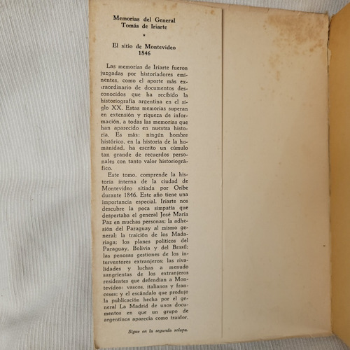 Imagen 8 de 10 de El Sitio De Montevideo 1846 Memorias Genral Iriarte Goncourt