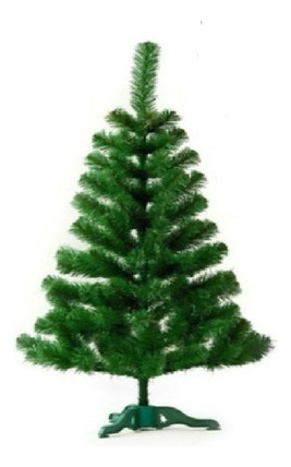 Árvore De Natal Verde E Musgo Pinheiro Luxo Cheia 60cm