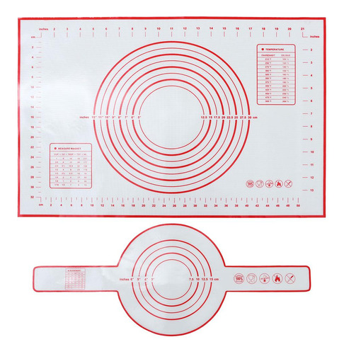 Alfombrilla De Silicona Para Hornear, Apta Para Alimentos, U