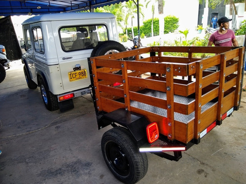 Tráiler Remolque Para Carga Y Moto O Cuatrimoto, 2 En 1