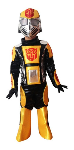 Disfraz Transformers Bumblebee Niño Talla 10 Y 12