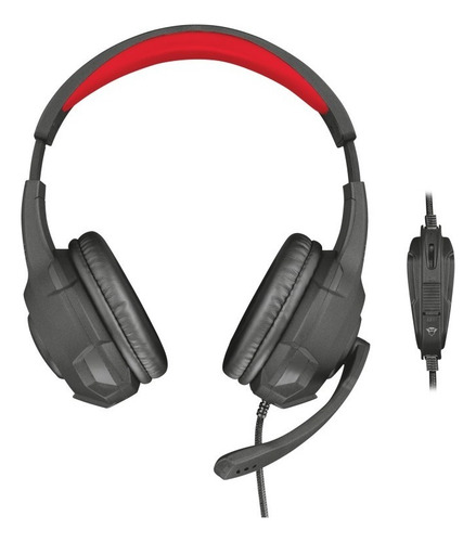 Audífonos Trust Gxt 307 Ravu Color Negro