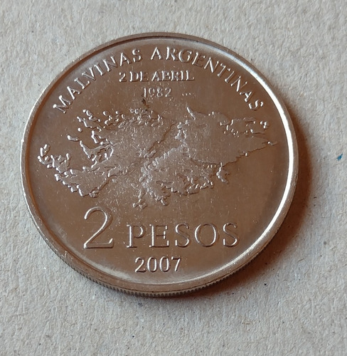 Moneda Conmemorativa Veterano Gesta De Malvinas S/circular  