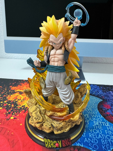 Action Figure Gotenks Ssj3 Boneco Dragon Ball Z 21cm C/led