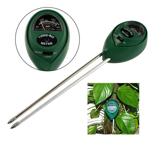 3 In1 Ph Garden Soil Tester Professional Lcd Medidor De Luz