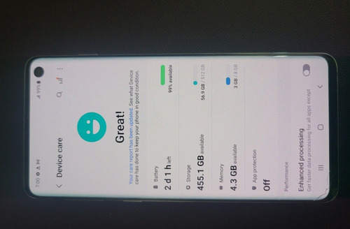 Samsung Galaxy S10 128 Gb Azul Prisma 8 Gb Ram Azul (Usado)