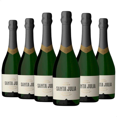 Espumante Santa Julia Champagne Classic Cuvee Pack X6 U