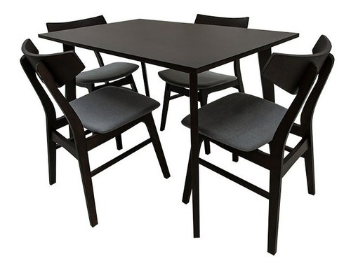 Interimobel: Paquete Comedor Fiesta Coffe Oak 4 Personas