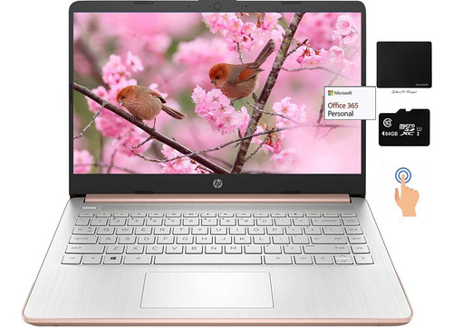 Laptop Con Pantalla Táctil Hp 14, Intel Dual-core N4020, 8 G