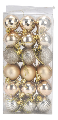 36 Uds Adornos De Bolas De Árbol De Navidad Decoraciones