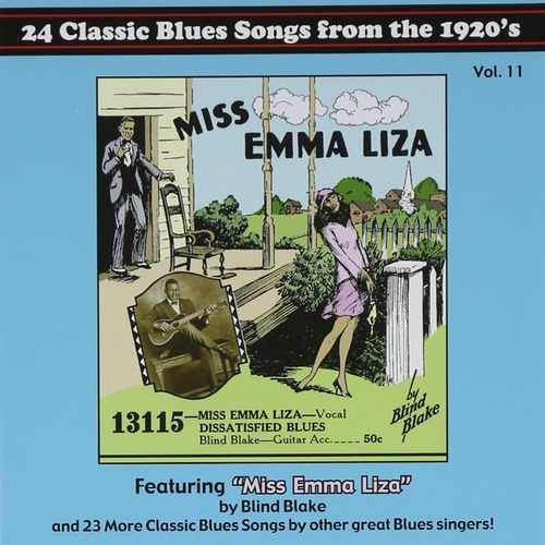 Cd:24 Canciones Clásicas De Blues De La Década De 1920, Vol.