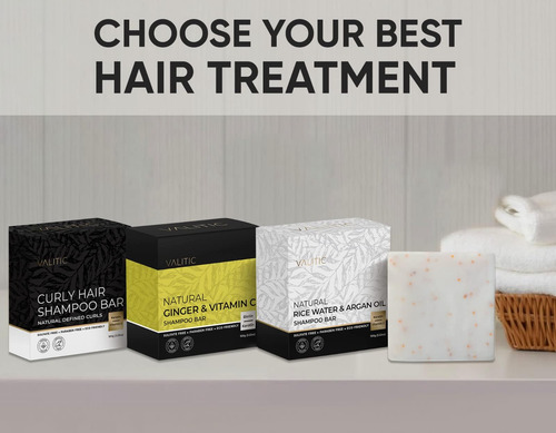 Valitic Curl Defining Shampoo Bar Para Cabelos Crespos E Cac