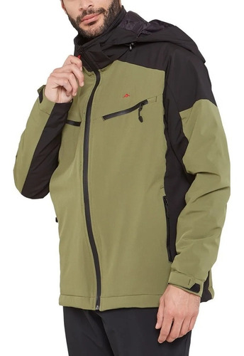 Campera Montagne Crom Hombre, Impermeable Abrigo