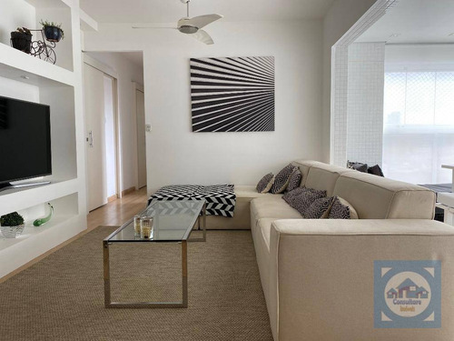 Apartamento Com 3 Dormitórios Para Alugar, 111 M² Por R$ 5.500,00/mês - Ponta Da Praia - Santos/sp - Ap5165