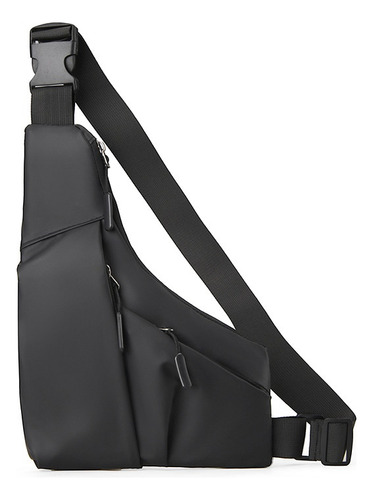 V Bolso Cruzado De Piel Con Diseño Triangular, Antirrobo