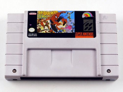 Spider-man X-men Arcades Revenge Super Nintendo Snes