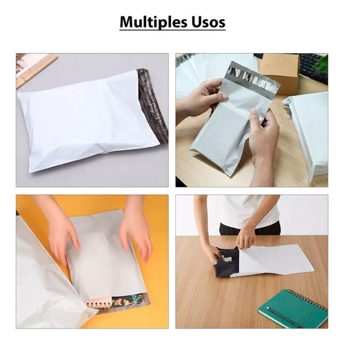 100 Bolsa Envío E-commerce Sobre Adhesivo Poly 38x48